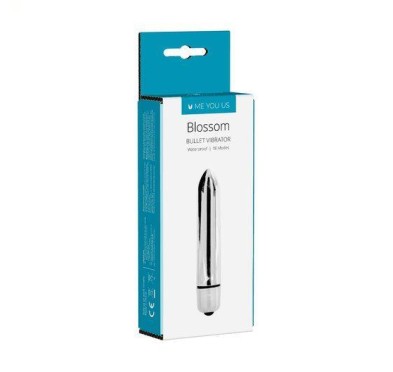 Wibrator- Me You Us Blossom 10 Mode Bullet Vibrator Silver